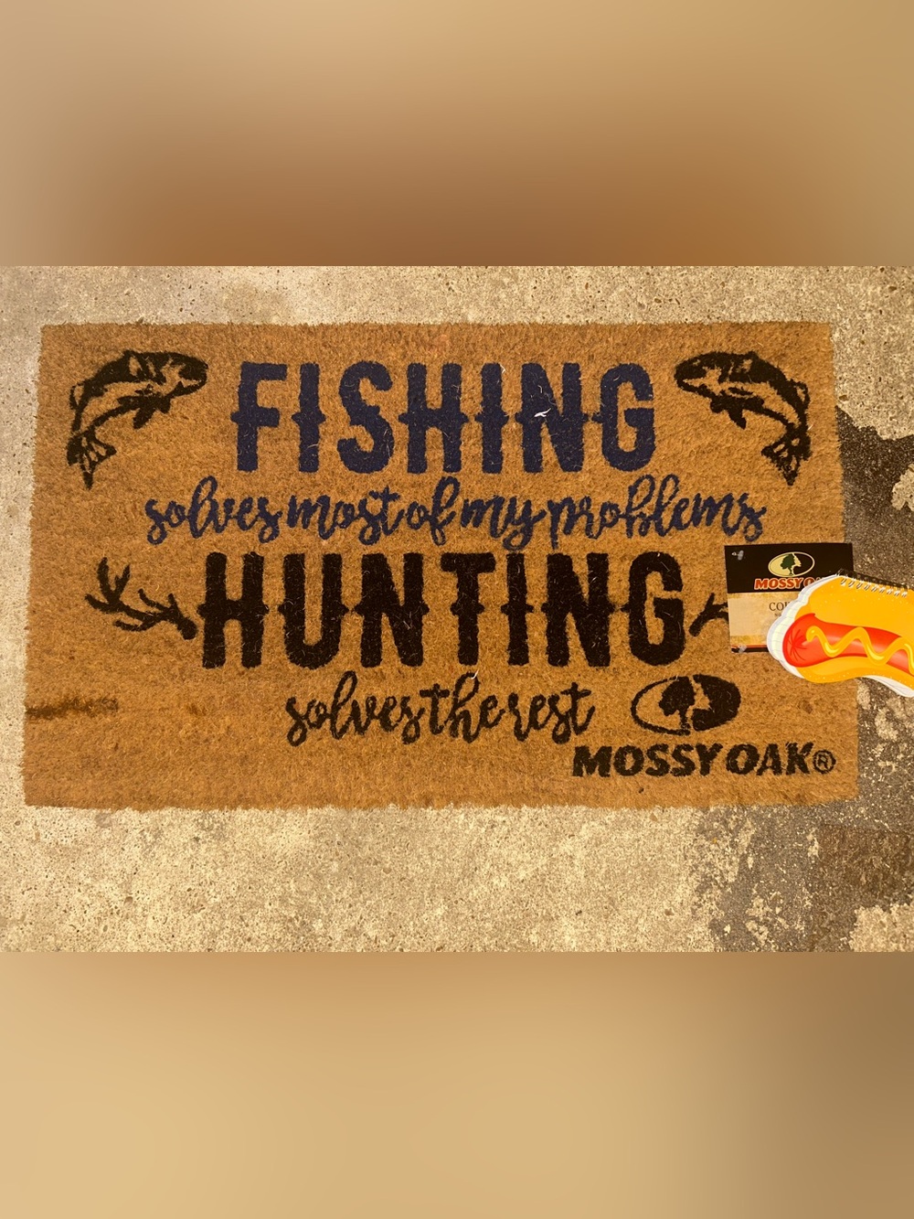 Mossy Oak Fishing & Hunting Coir Doormat